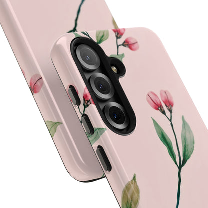 Phone Case: Sweet and Sassy Pink Floral — Tough and Protective Cover