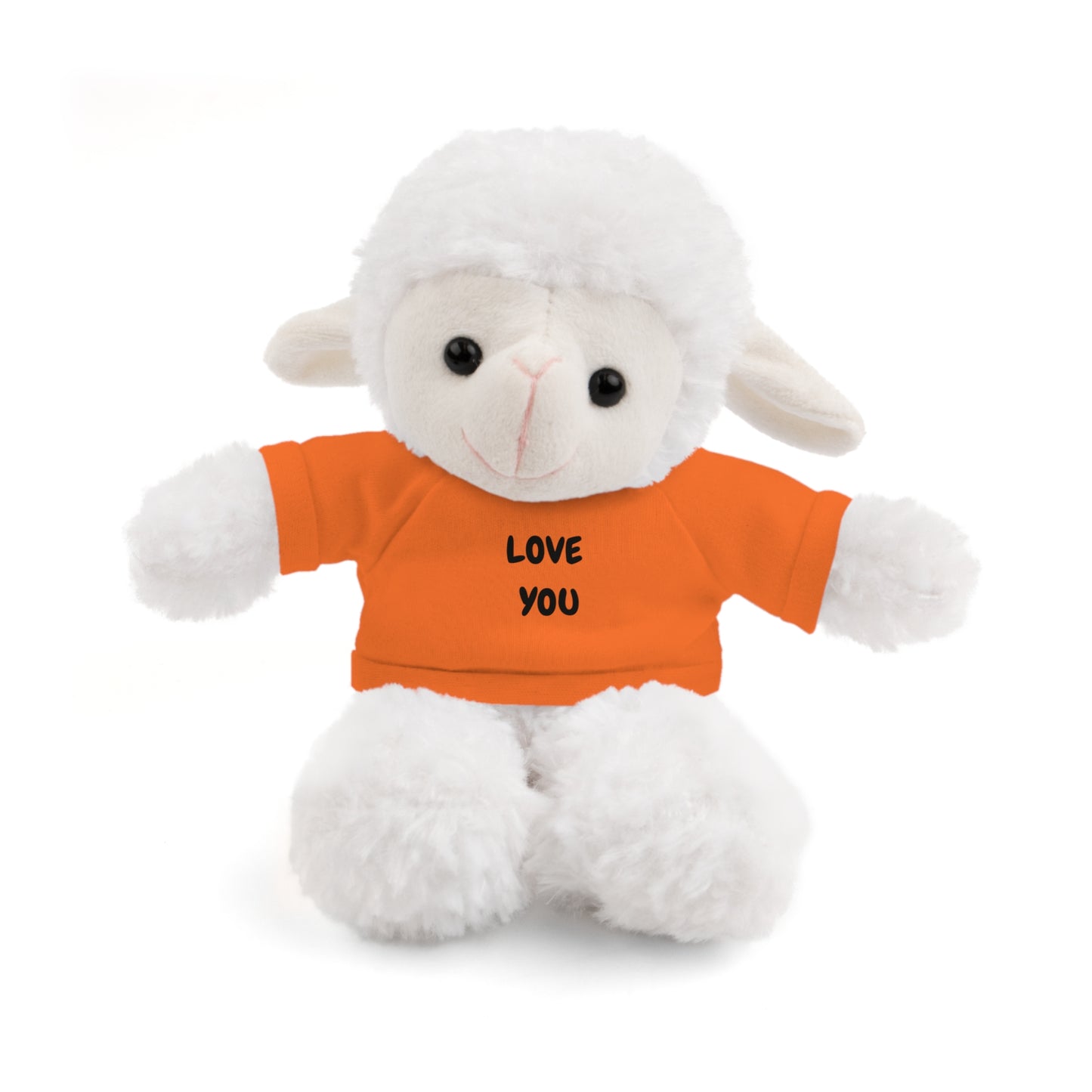 'Love You' Plush Animal with Tee — Cute & Cuddly Stuff with Support for your Home Team