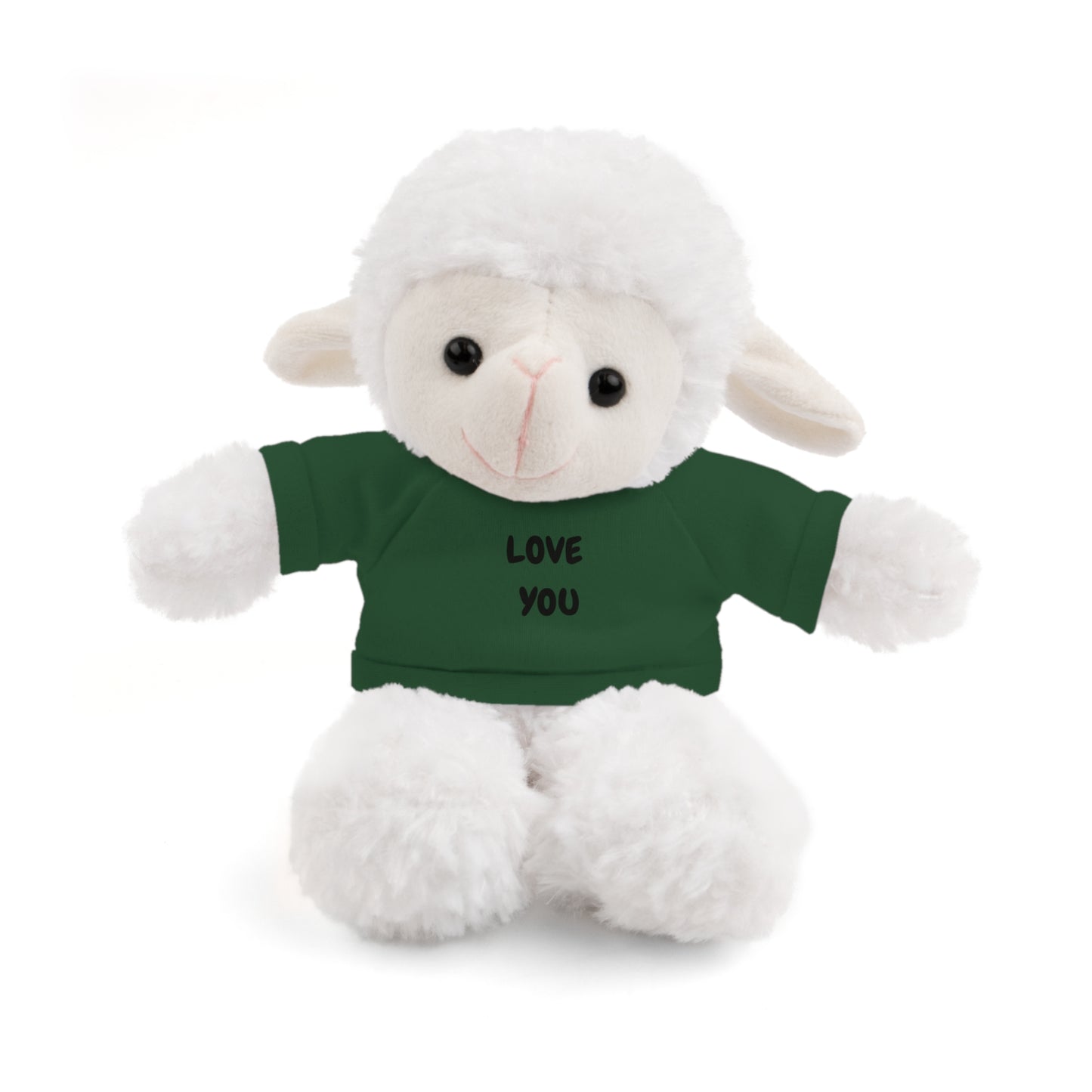 'Love You' Plush Animal with Tee — Cute & Cuddly Stuff with Support for your Home Team