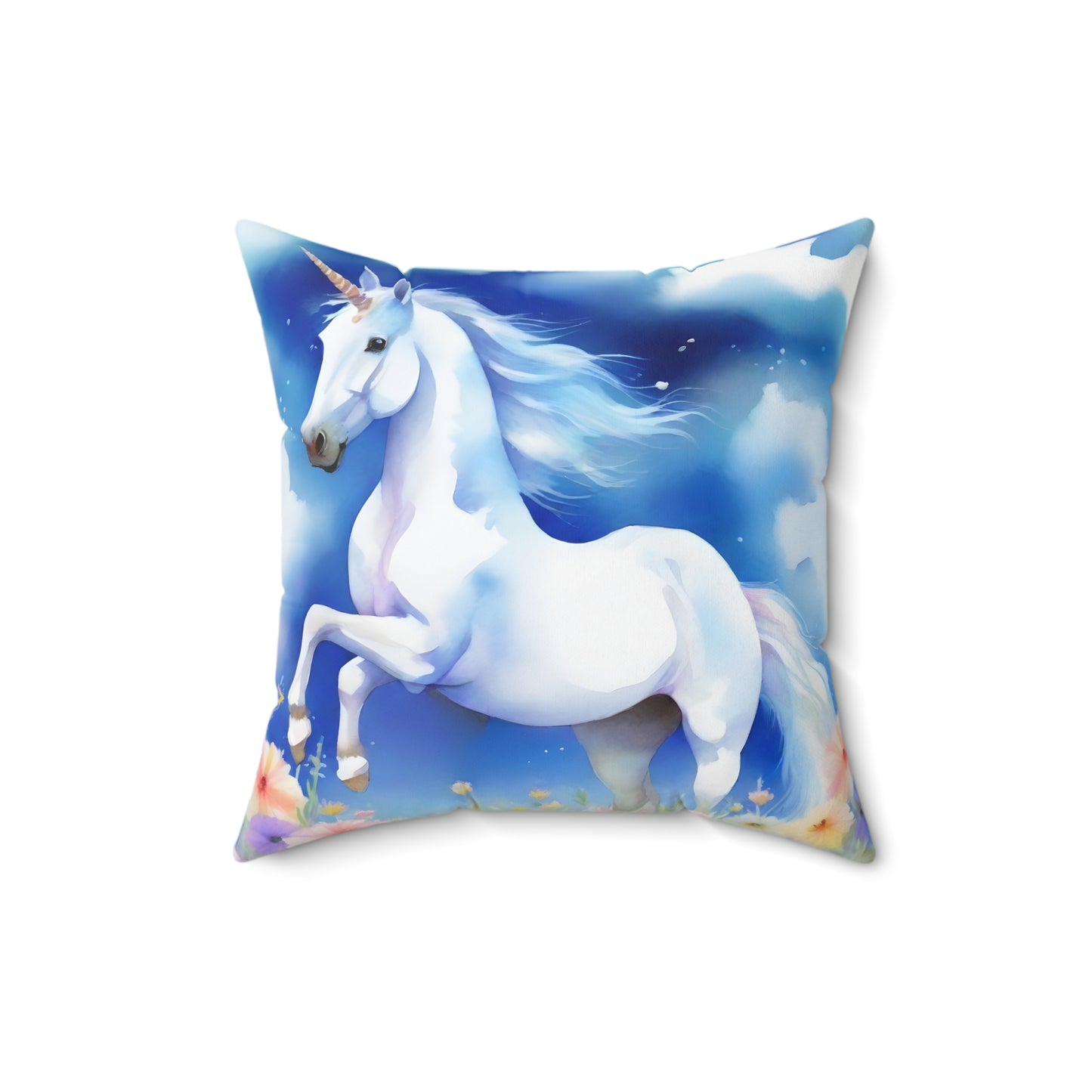 Pillow: Unicorn Magic Square Pillow — Decorative Cushion