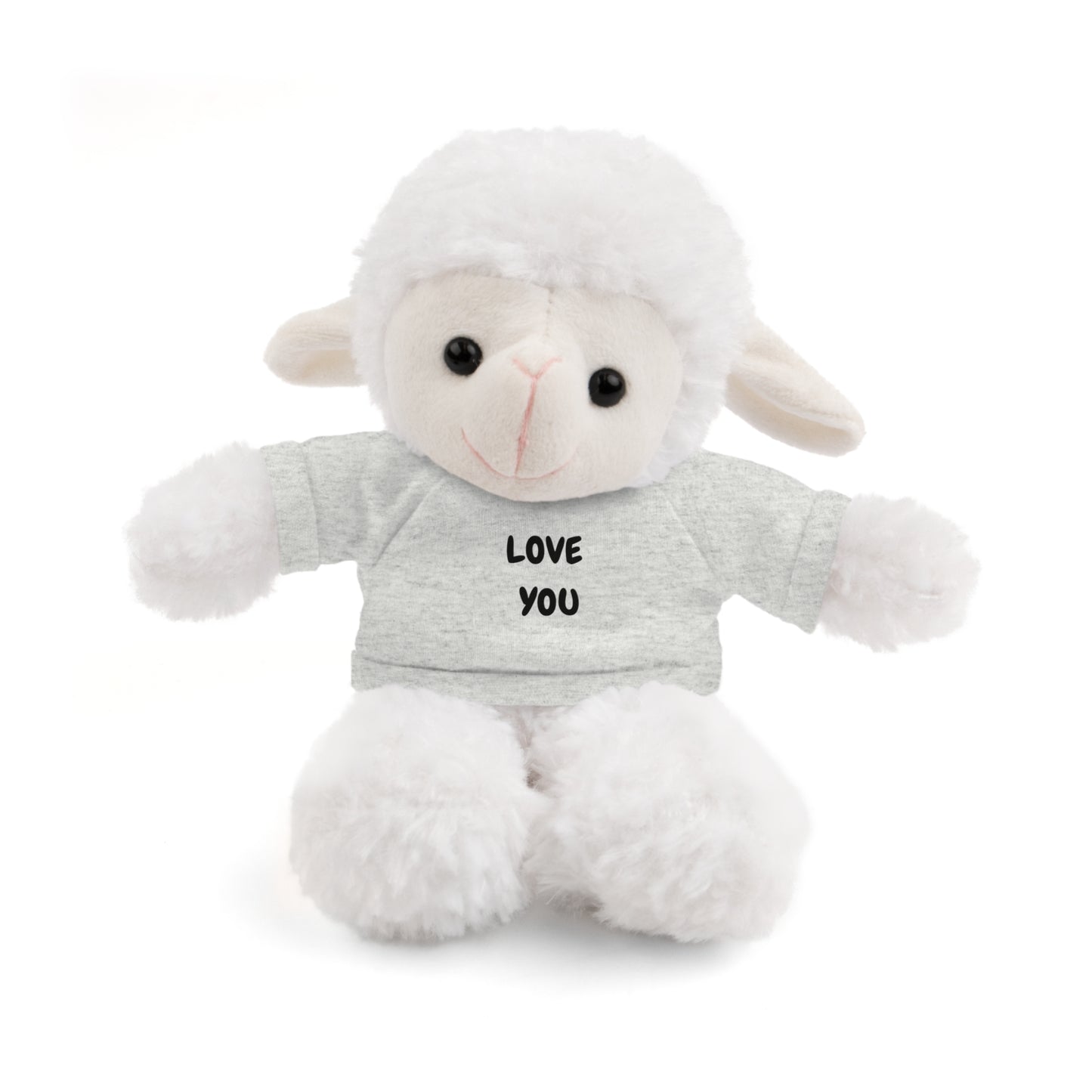 'Love You' Plush Animal with Tee — Cute & Cuddly Stuff with Support for your Home Team