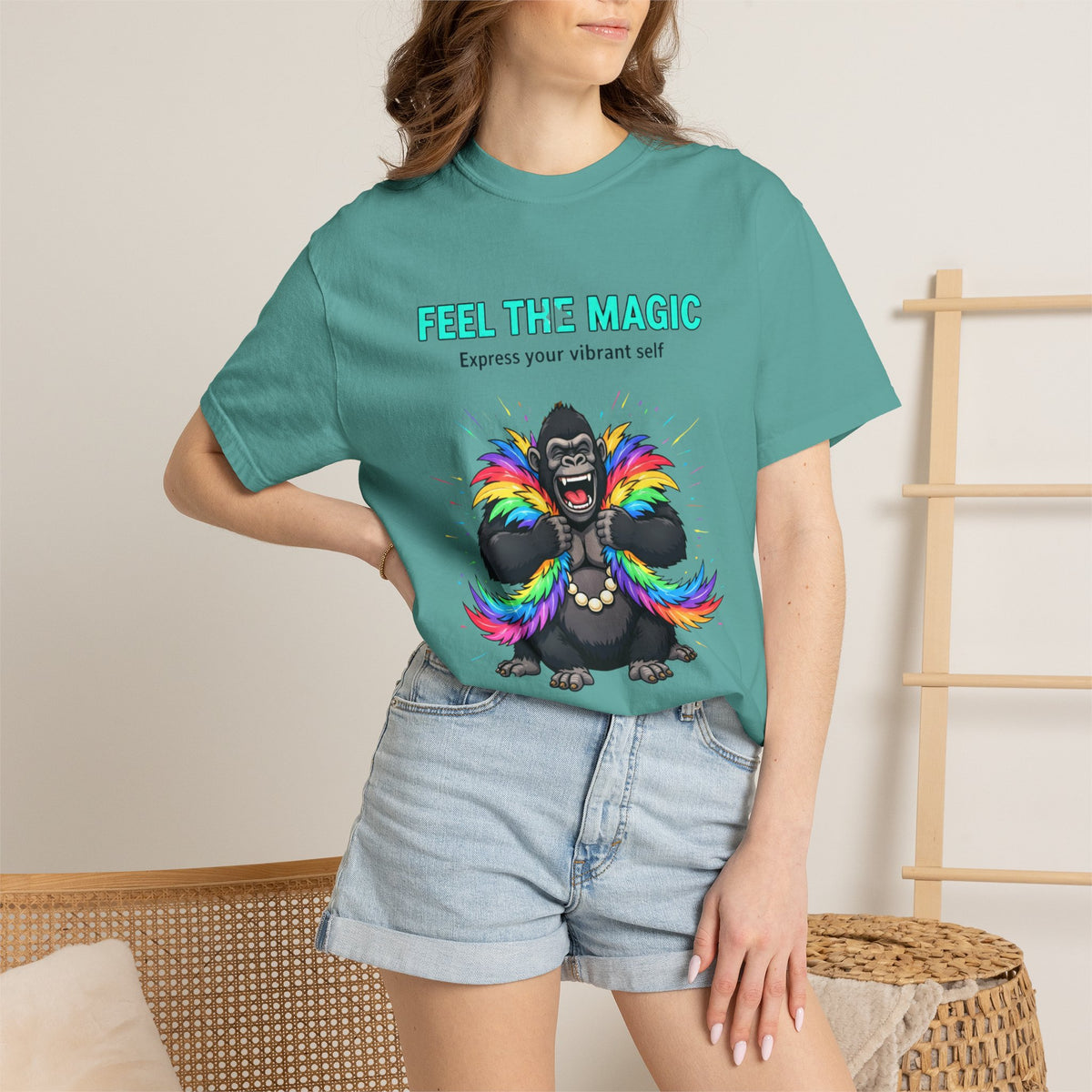 Girl‑Girl™ 01A · “Feel the Magic” Unisex Tee