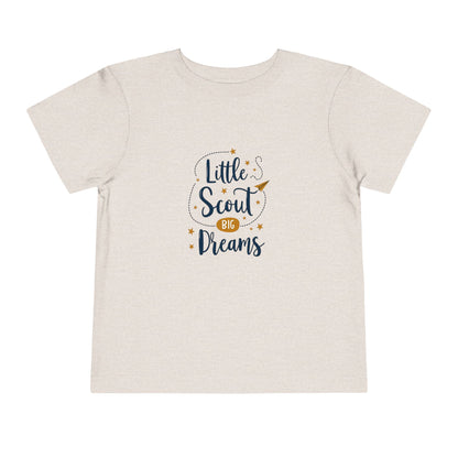 Toddler Tee — “Little Scout BIG Dreams” | Little Explorer Adventure Shirt