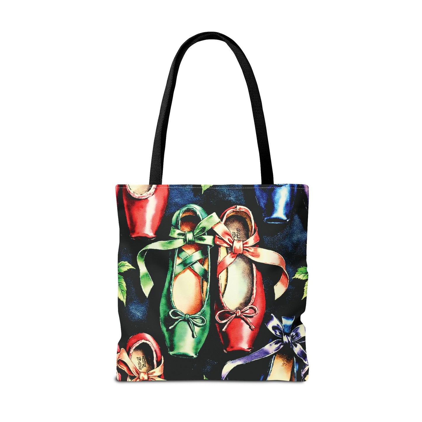 EcoTote: Colorful Ballet Slippers — All‑Over Dance Shoes Carry‑All