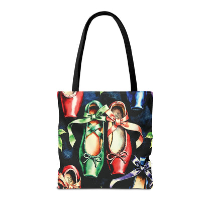 EcoTote: Colorful Ballet Slippers — All‑Over Dance Shoes Carry‑All