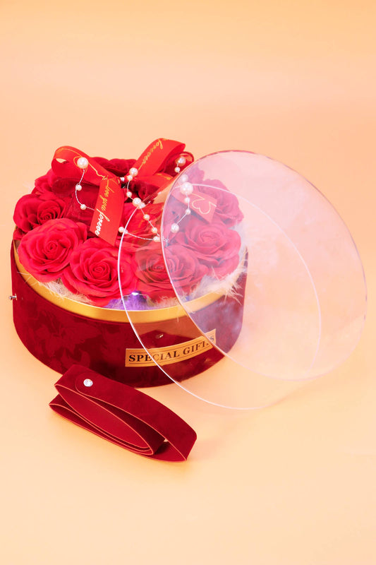 Soap Rose Velvety LED Special Gift Box: