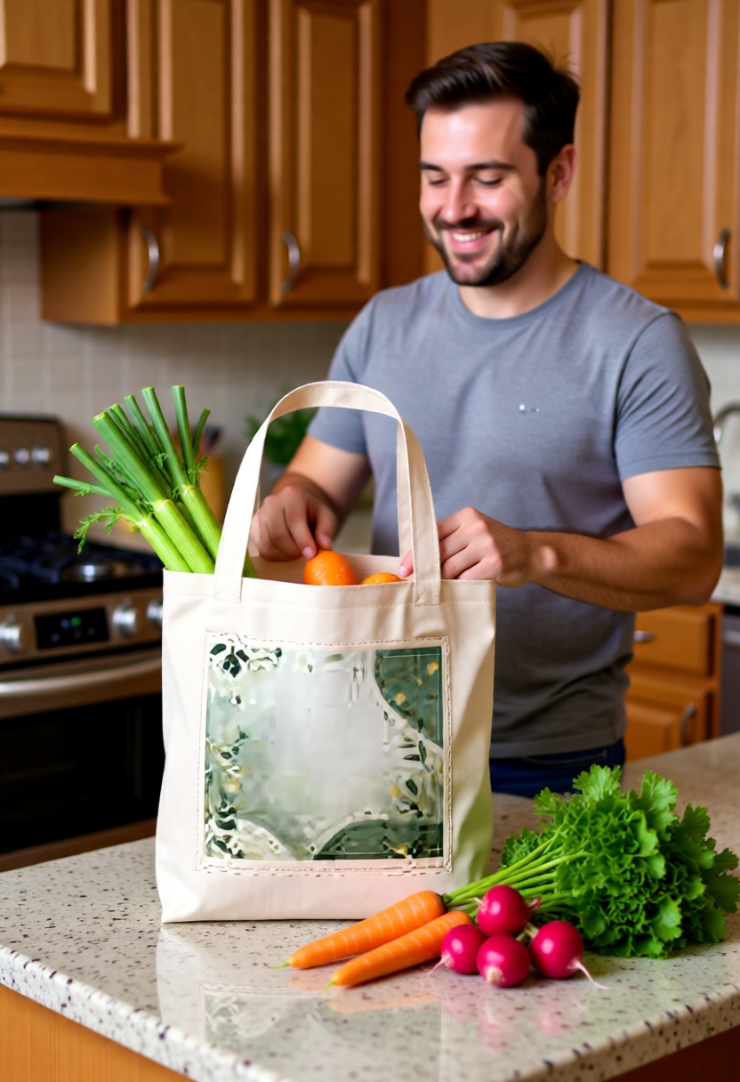 Eco Tote: Botanical Greenery - Canvas Carry-All