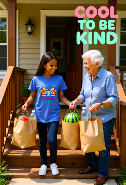 Youth tee - "Kindness Is Cool" Summer Star shine T-shirt