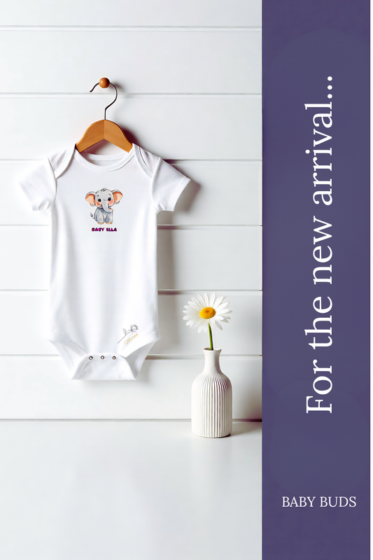 Baby Buds Collection — Chica Cheetah Baby Bodysuit