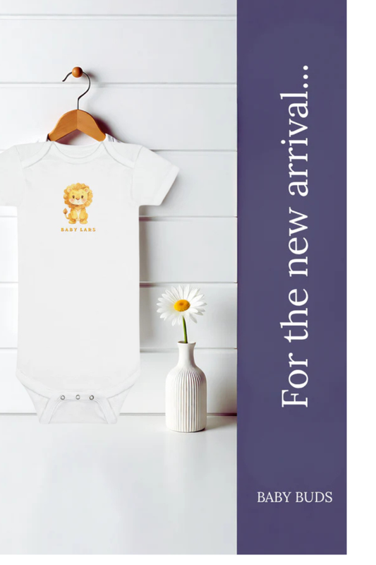 Baby Buds Collection — Lars Lion Baby Bodysuit