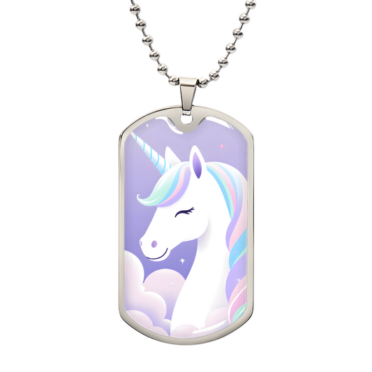 STARLA – The Unicorn Calm Tag: Personalized Dog Tag