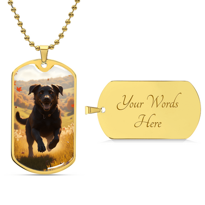 Talk About My Dog™: Bear in the Wind Dog Tag