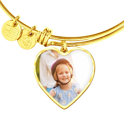 Luxury Heart Bangle That She always wanted: Non-Message Card