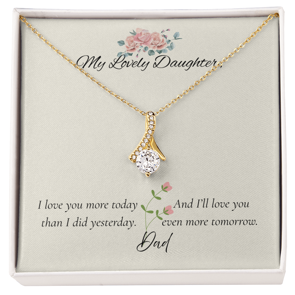 Alluring Beauty Necklace: My Lovely Daughter
