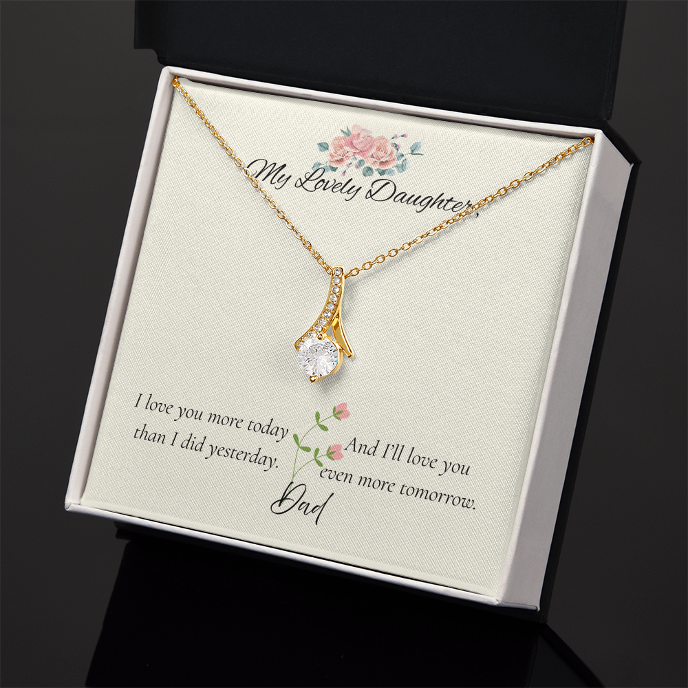 Alluring Beauty Necklace: My Lovely Daughter