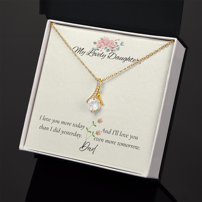Alluring Beauty Necklace: My Lovely Daughter