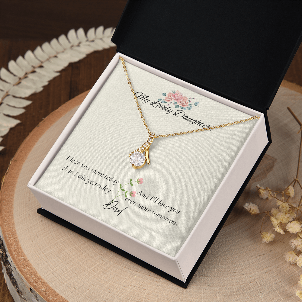Alluring Beauty Necklace: My Lovely Daughter
