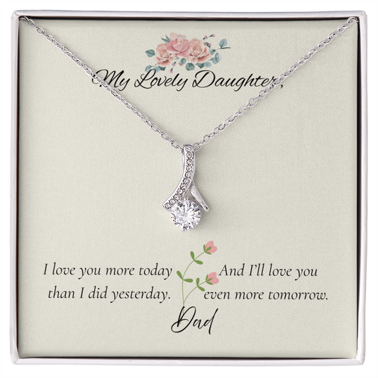 Alluring Beauty Necklace for Daughter