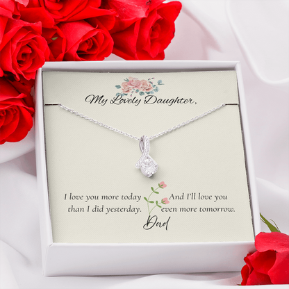 Alluring Beauty Necklace: My Lovely Daughter