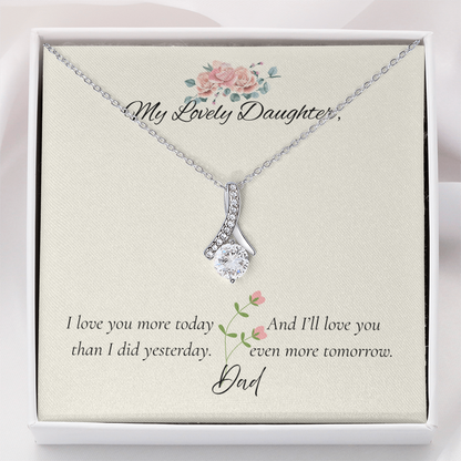 Alluring Beauty Necklace: My Lovely Daughter