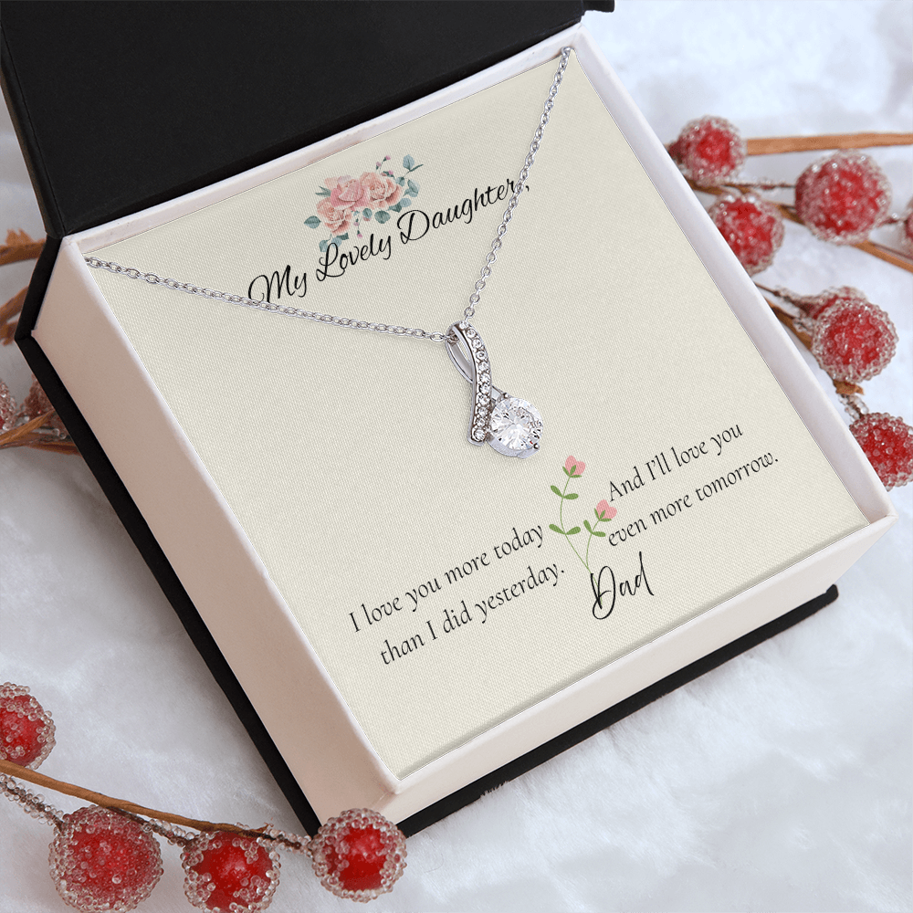 Alluring Beauty Necklace: My Lovely Daughter