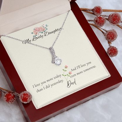 Alluring Beauty Necklace: My Lovely Daughter