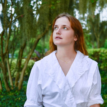 Delicate Heart Necklace: No Message Card