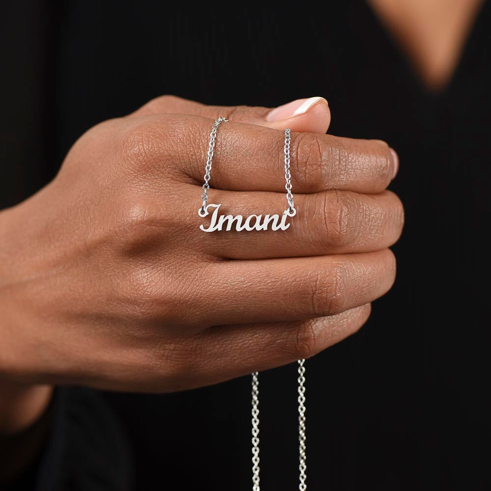 Custom Name Necklace - No Message Card