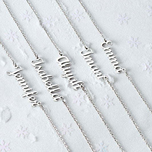 Custom Name Necklace - No Message Card