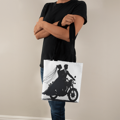 Classic Tote Bag: Motorcycle Bride