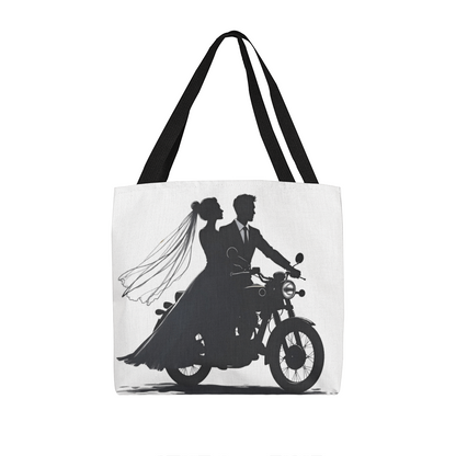 Classic Tote Bag: Motorcycle Bride