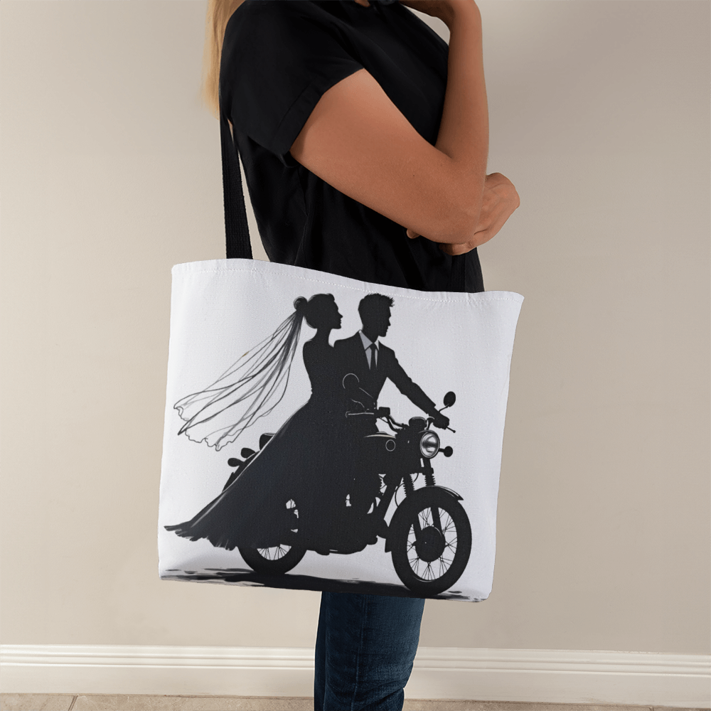 Classic Tote Bag: Motorcycle Bride
