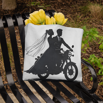 Classic Tote Bag: Motorcycle Bride
