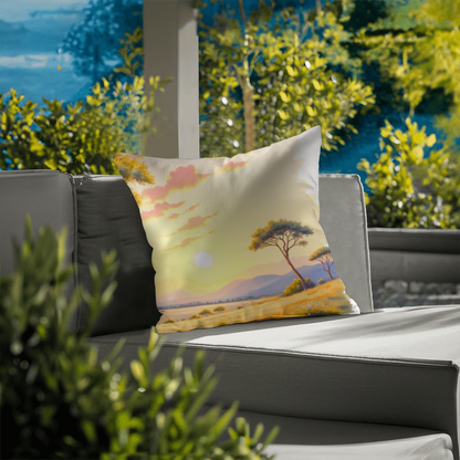 Classic Pillow Cover with Insert; the Savanna Scene