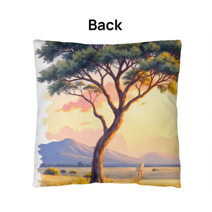 Classic Pillow Cover with Insert; the Savanna Scene