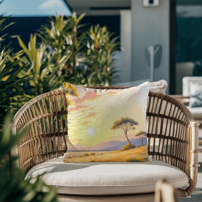 Classic Pillow Cover with Insert; the Savanna Scene