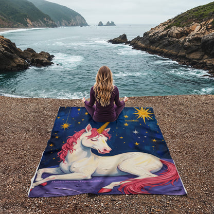 Throw/ Blanket Soft Pastel Sherpa: Unicorn, Rosinelle