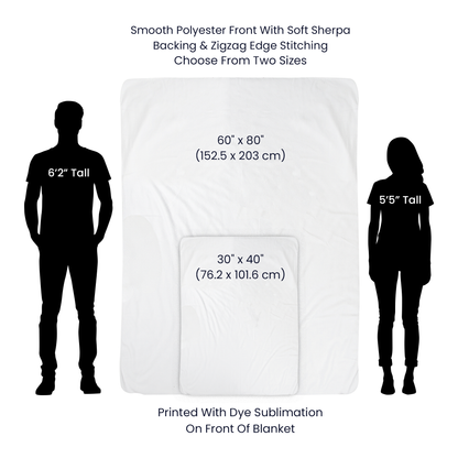 Sherpa Fleece Blanket 30x40 or 40x80: Lion, Cub Stargaze