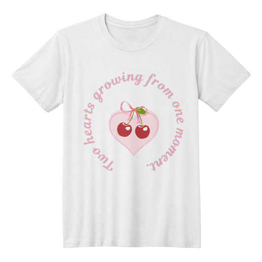 T-shirt: Two Hearts Growing from One Moment
