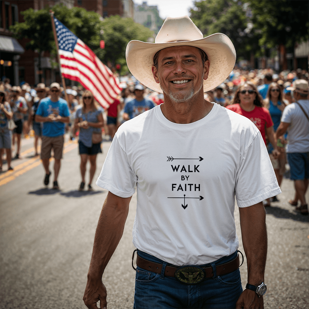 T-shirt Faith-Based: Walk by Faith