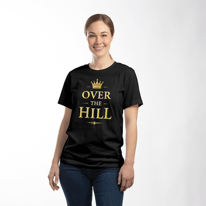 T-shirt-Over the Hill Adult Front Black