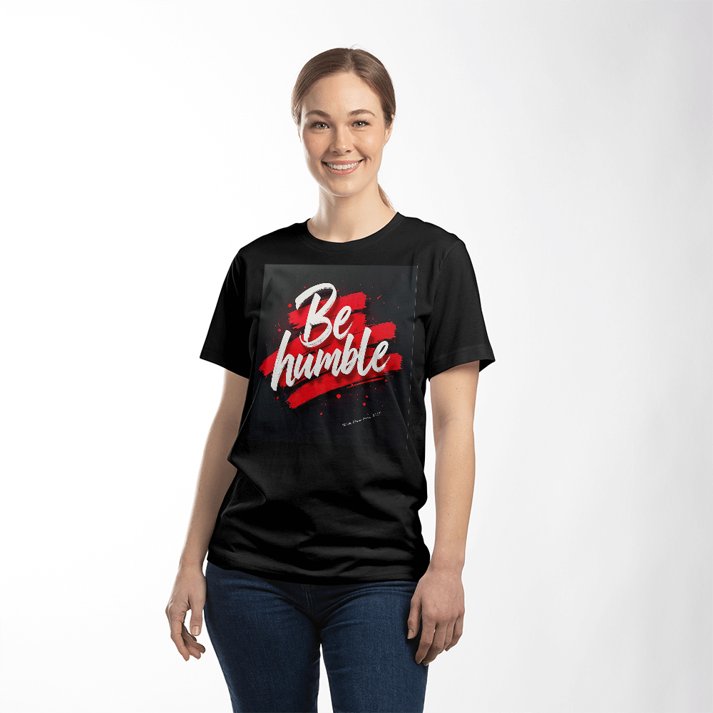 T-shirt Faith-Based: Be Humble