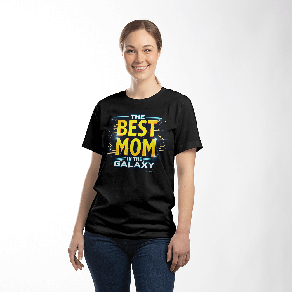 T-shirt: The Best Mom in the Galaxy Black