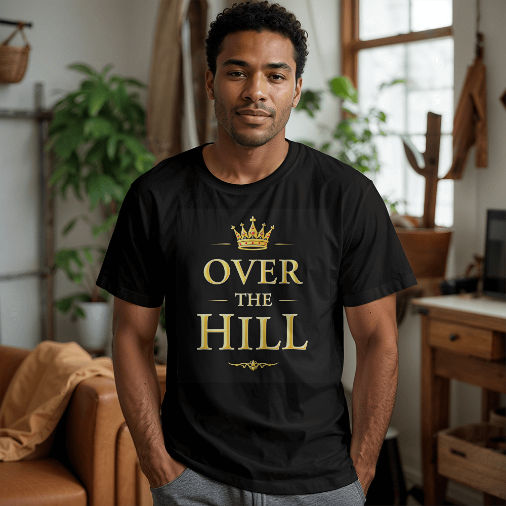 T-shirt-Over the Hill Adult Front Black