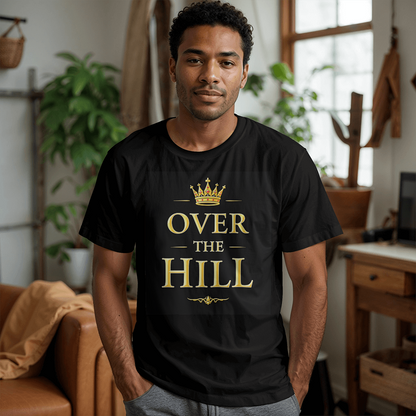 T-shirt-Over the Hill Adult Front Black