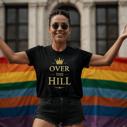 T-shirt-Over the Hill Adult Front Black