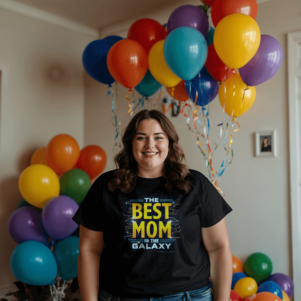 T-shirt: The Best Mom in the Galaxy Black
