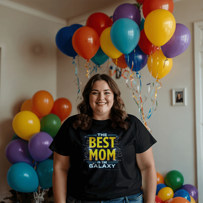 T-shirt: The Best Mom in the Galaxy Black
