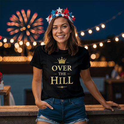 T-shirt-Over the Hill Adult Front Black