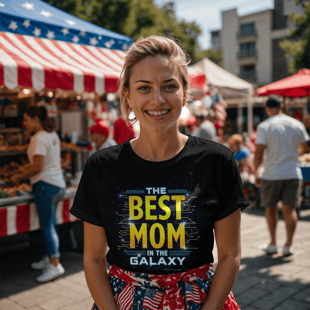 T-shirt: The Best Mom in the Galaxy Black